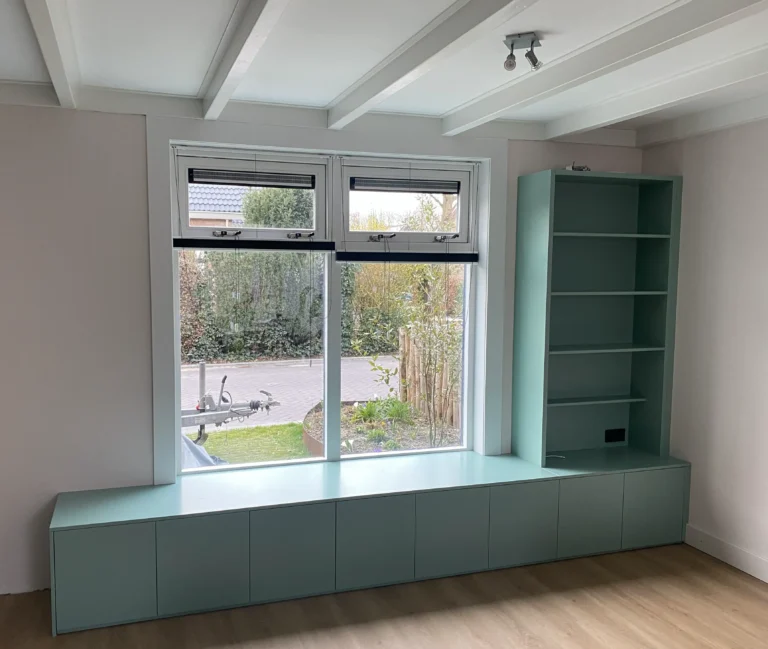 TV meubel mdf gespoten groen