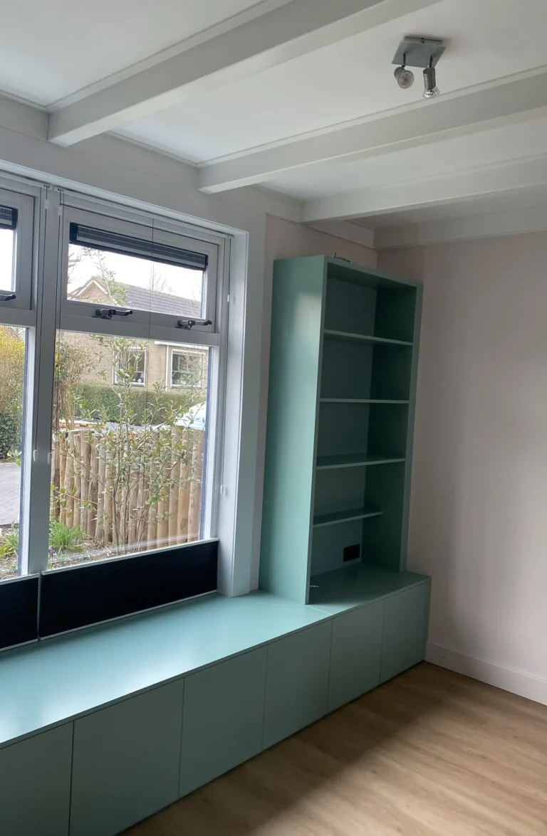 TV meubel mdf gespoten groen
